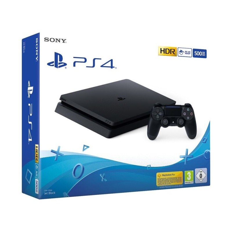 Console Sony Playstation 4 Ps4 Slim 500 GB Nuovo Chassis F Nero