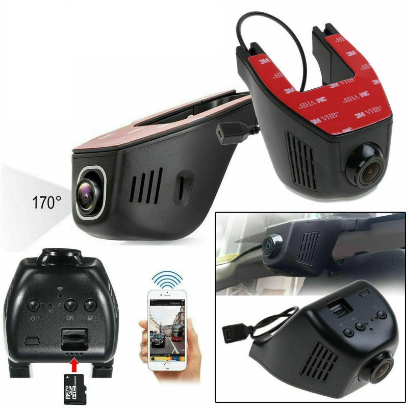 Telecamera Auto Full HD 1080P WiFi DVR Video...