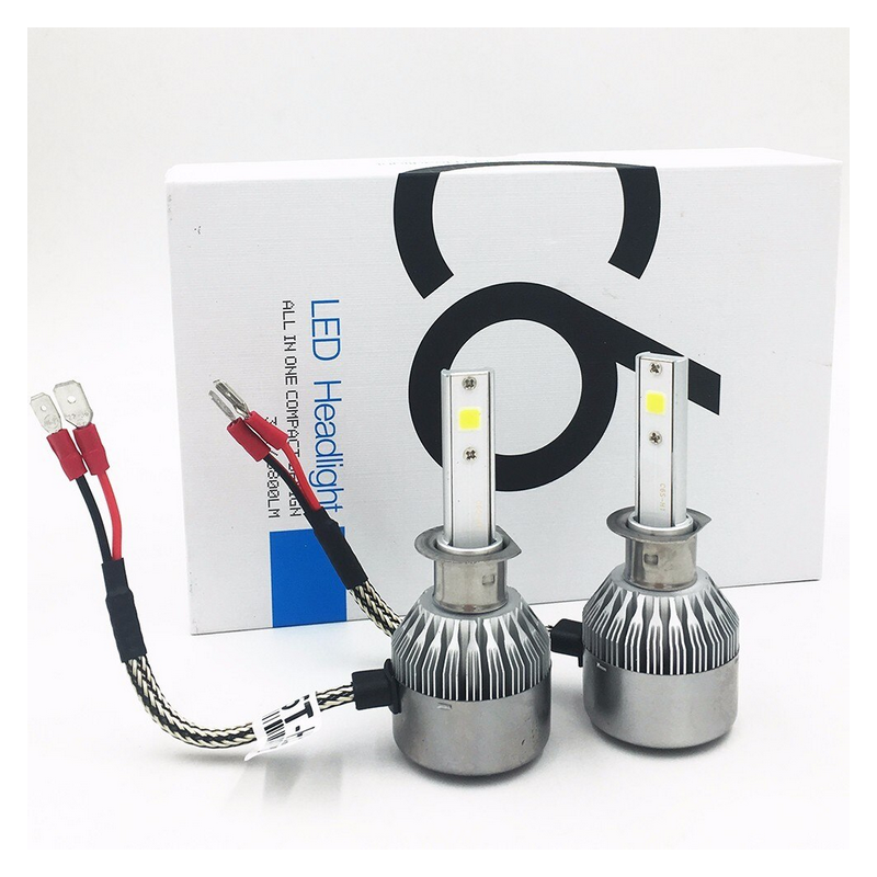 2x Kit lampade LED bianco H11 36W 3800LM 6000K...