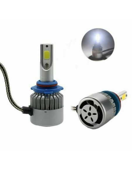 2x Kit lampade LED bianco H11 36W 3800LM 6000K Auto Moto C6