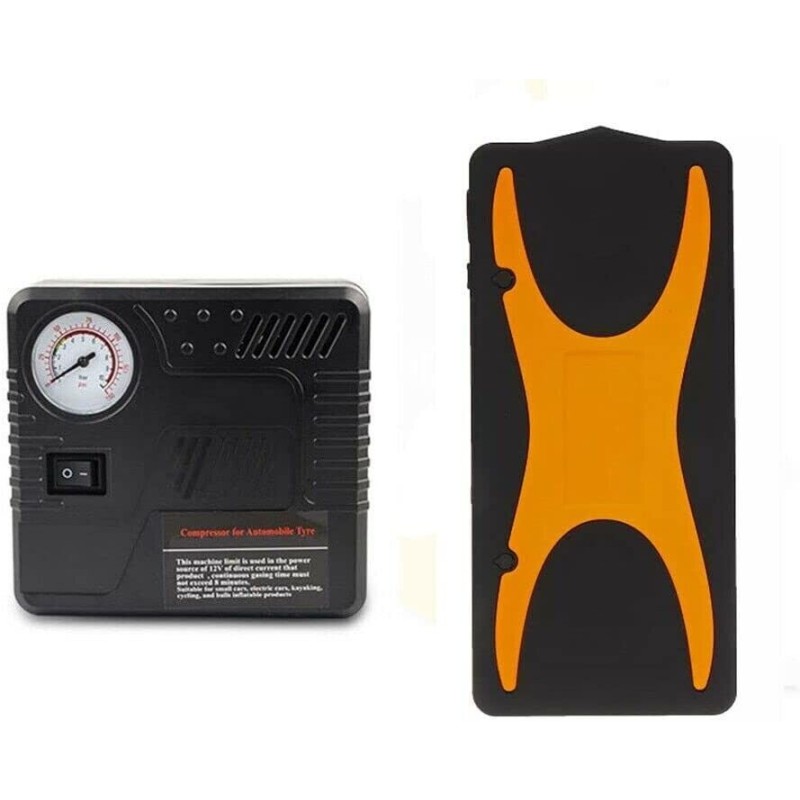 Caricabatteria per auto e kit di gonfiaggio...