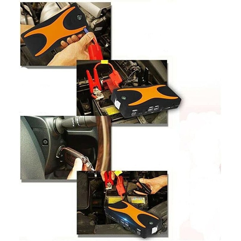 Caricabatteria per auto e kit di gonfiaggio...