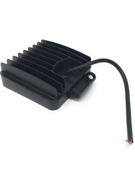 2x Faro 48W PROFONDITA Auto Barca Fuoristrada 12V Quadrato 16 LED 6000K IP67 Slim