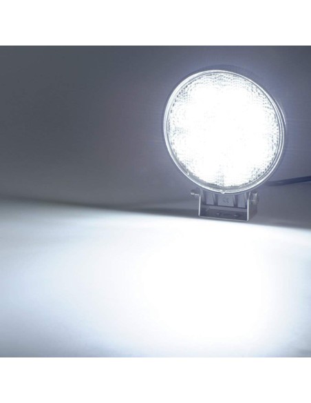 Faro da Lavoro Fuoristrada 2 X 42W Tondo Fari Led 12V 24V
