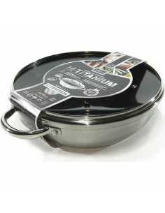 Tegame con coperchio e fondo a induzione 28cm 2