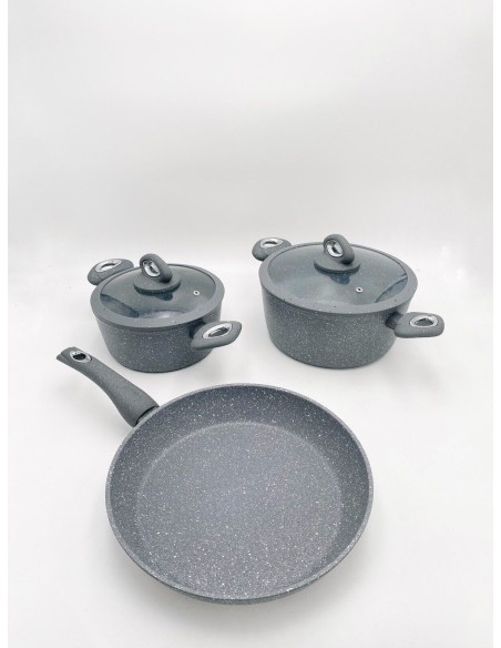 Batteria Di Pentole 12 Pezzi Blumenthal Bavaria Gran Pierre Padelle Casseruole