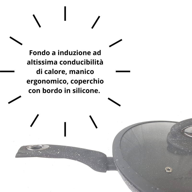 Set 6 pezzi gran pierre Bavaria 3 Padelle...