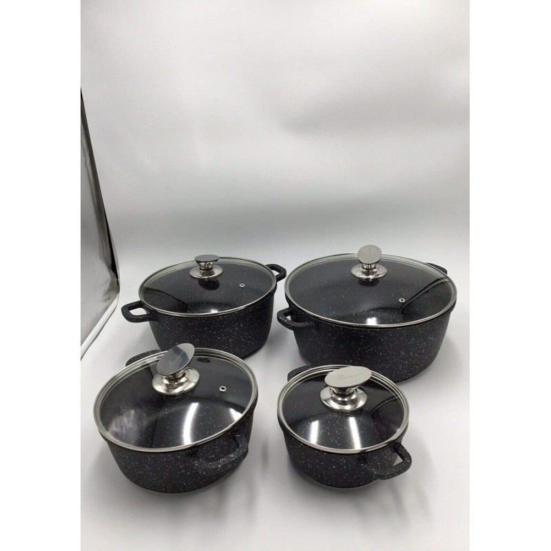 bavaria Set Batteria Padelle Pentole 20 Pezzi...