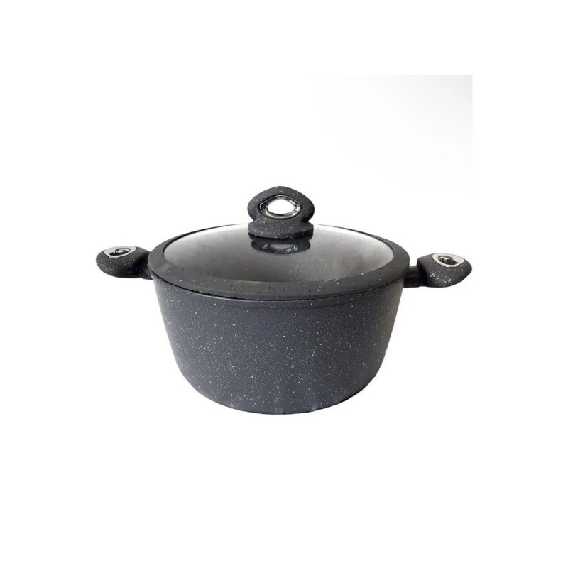 Set 6 Pezzi Casseruole Pietra Con Coperchio...