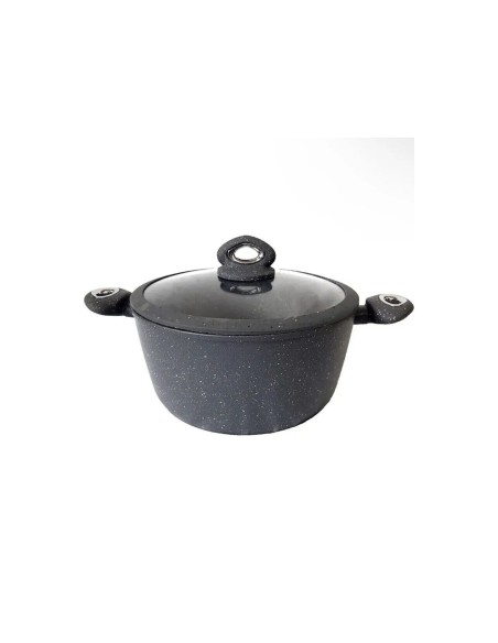 Set 6 Pezzi Casseruole Pietra Con Coperchio Antiurto GranPierr Cucina Induzione