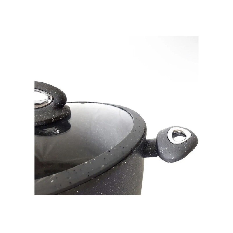 Set 6 Pezzi Casseruole Pietra Con Coperchio...