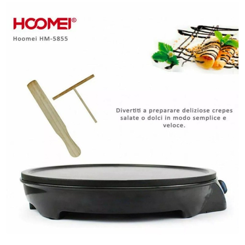 Crepiera Piastra Elettrica per Crepes Piadine...
