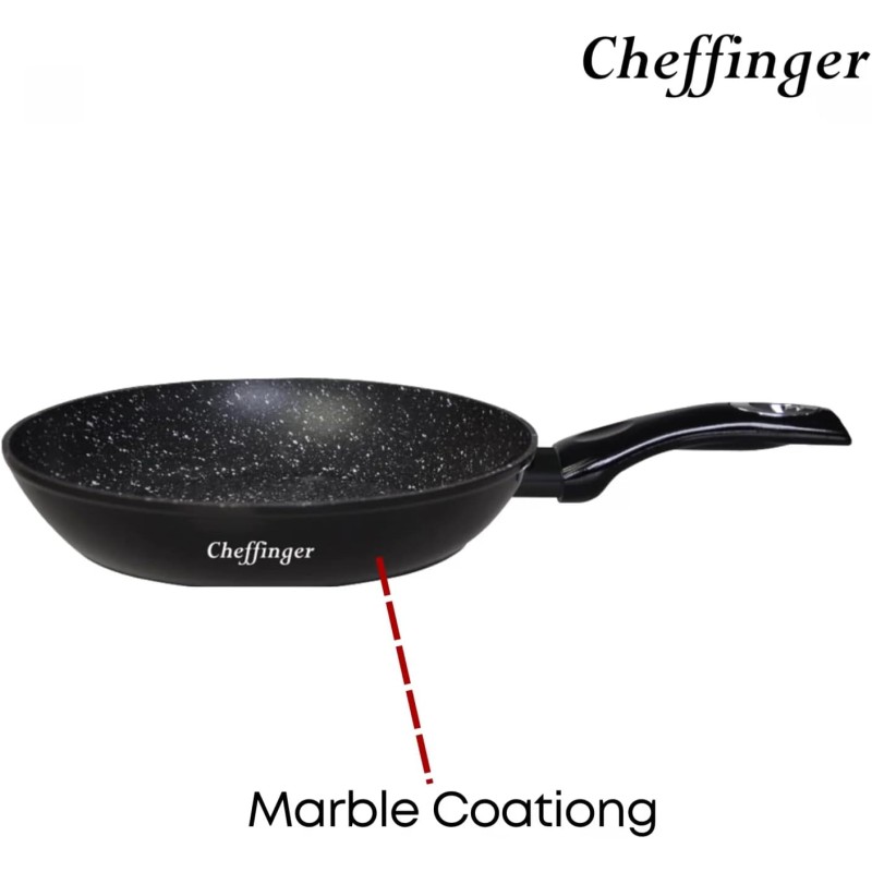 Set pentole a induzione pentole liscio Nero...