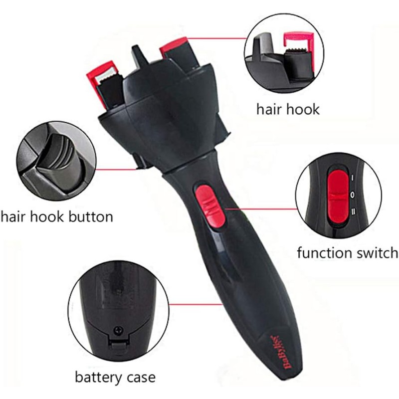 Macchina per trecce elettrica per acconciature...