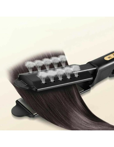 Piastra per capelli IONICO a Vapore tormalina professionale super lisciante