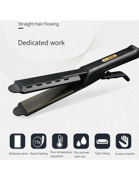 Piastra per capelli IONICO a Vapore tormalina professionale super lisciante