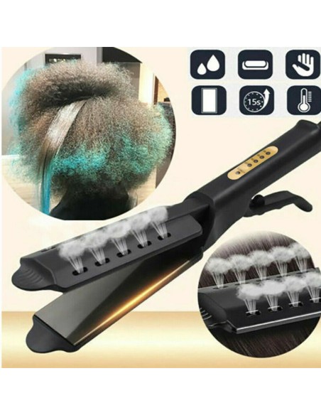 Piastra per capelli IONICO a Vapore tormalina professionale super lisciante