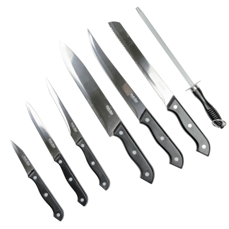 Ceppo di coltelli in acciaio inox 593732 Gusto...