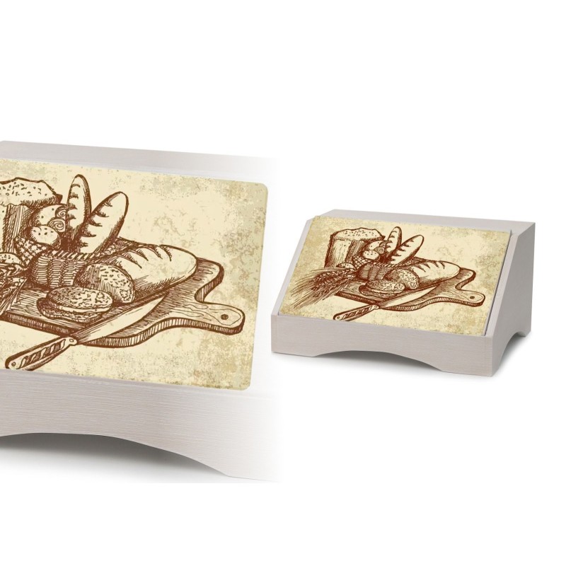 Portapane in Legno Beige