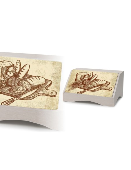 Portapane in Legno Beige