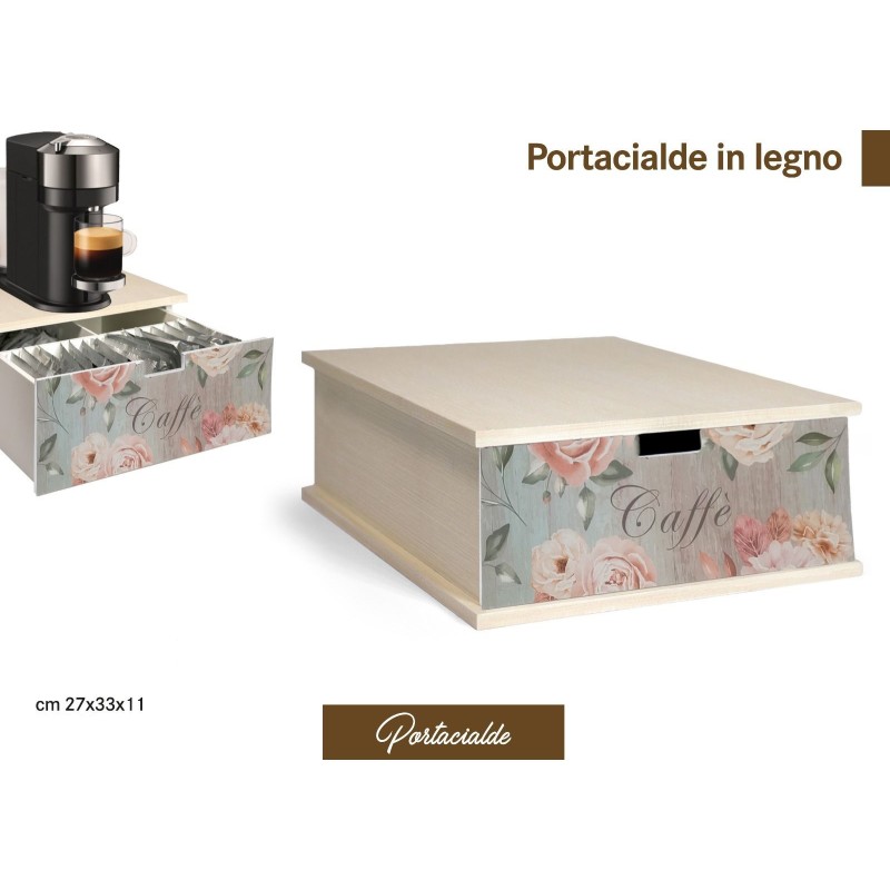 Portacialde in legno 24427H