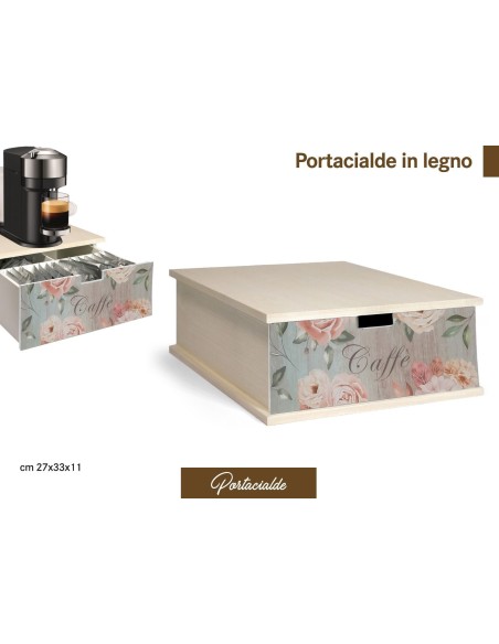 Portacialde in legno 24427H