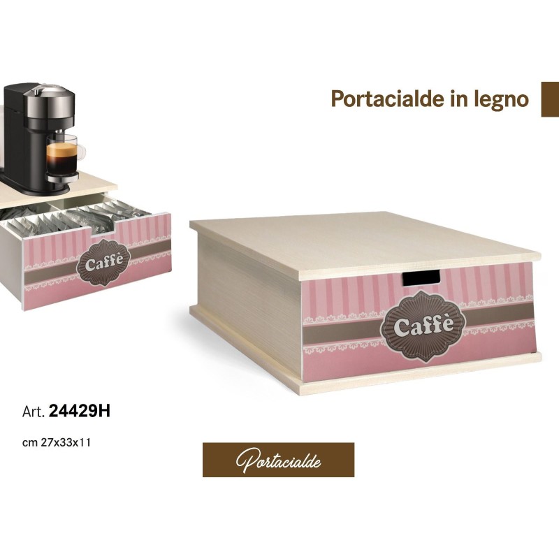 Portacialde in legno 24429H