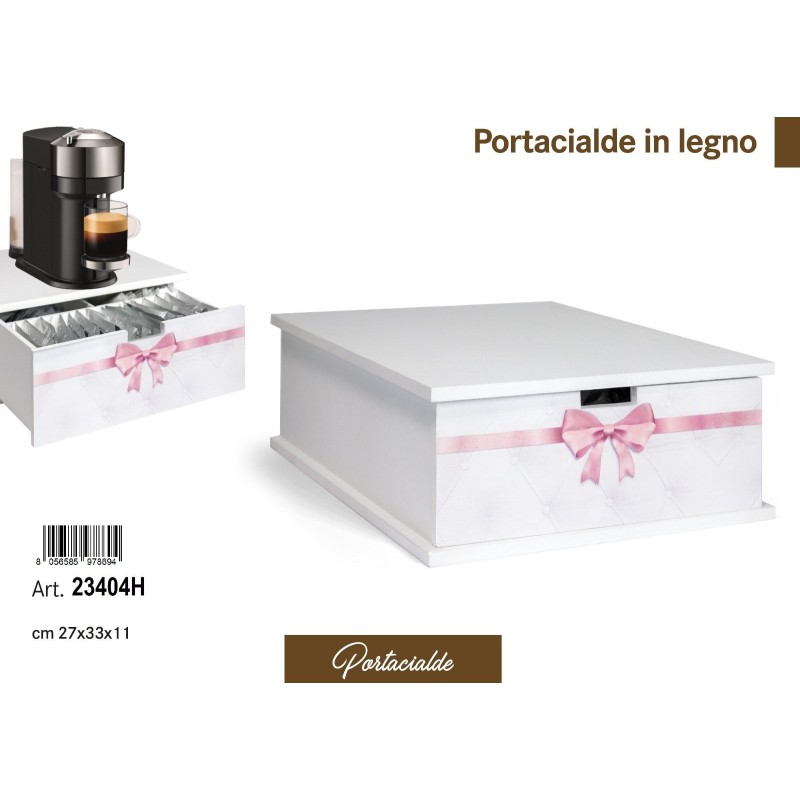 Portacialde in legno 23404H