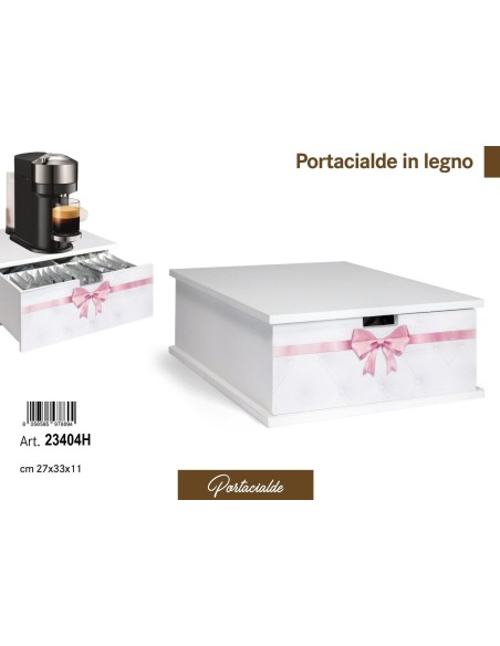 Portacialde in legno 23404H