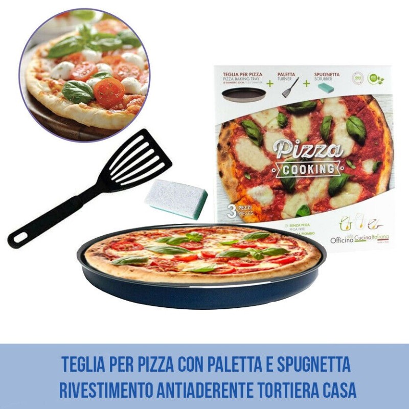 Teglia per Pizza con kit omaggio Paletta e...