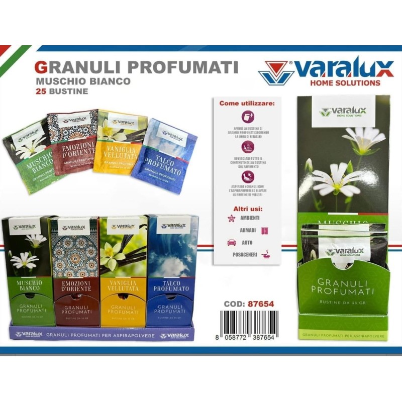 Granuli Profumati Muschio bianco 25 bustine