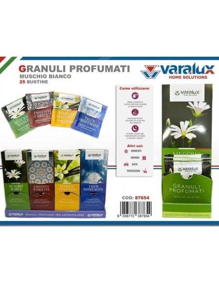 Granuli Profumati Muschio bianco 25 bustine