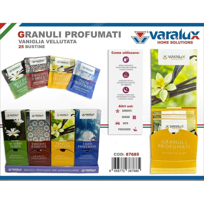 Granuli Profumati Vaniglia Vellutata 25 bustine