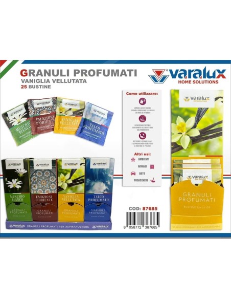 Granuli Profumati Vaniglia Vellutata 25 bustine