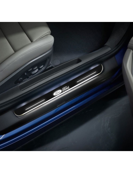 4pz anteriore e posteriore battitacco LED Ford RGB senza fili adesivo