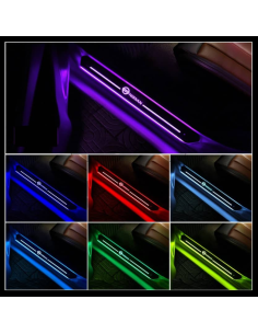 4pz anteriore e posteriore battitacco LED Nissan RGB... 2