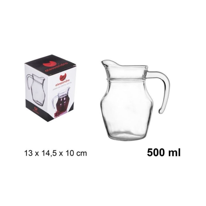Brocca acqua in Vetro 500 ML