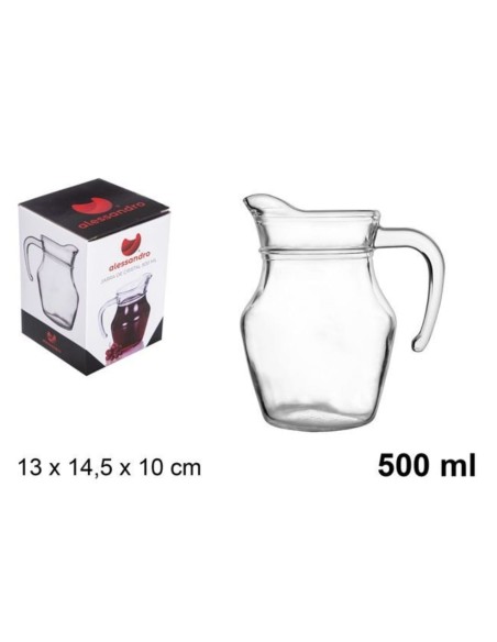 Brocca acqua in Vetro 500 ML