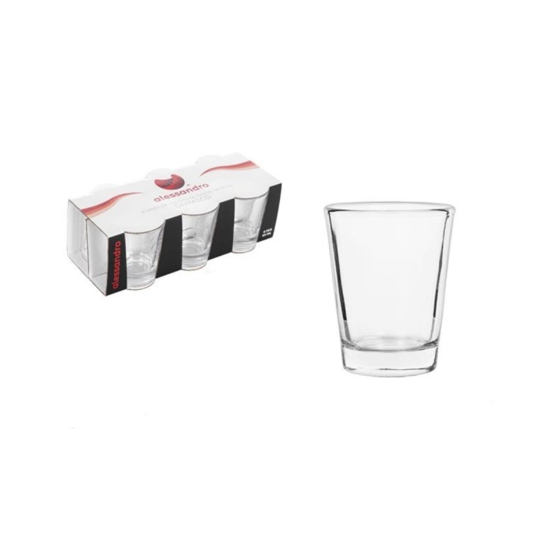 6pz. Bicchierini Damasco 60ML