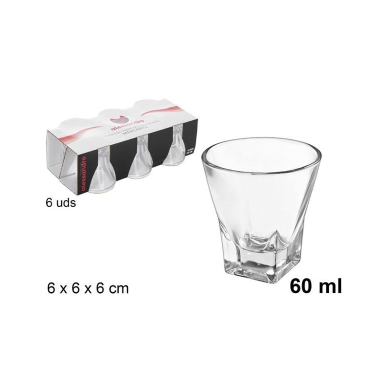6pz. Bicchierini Margarita 60ML art.103214