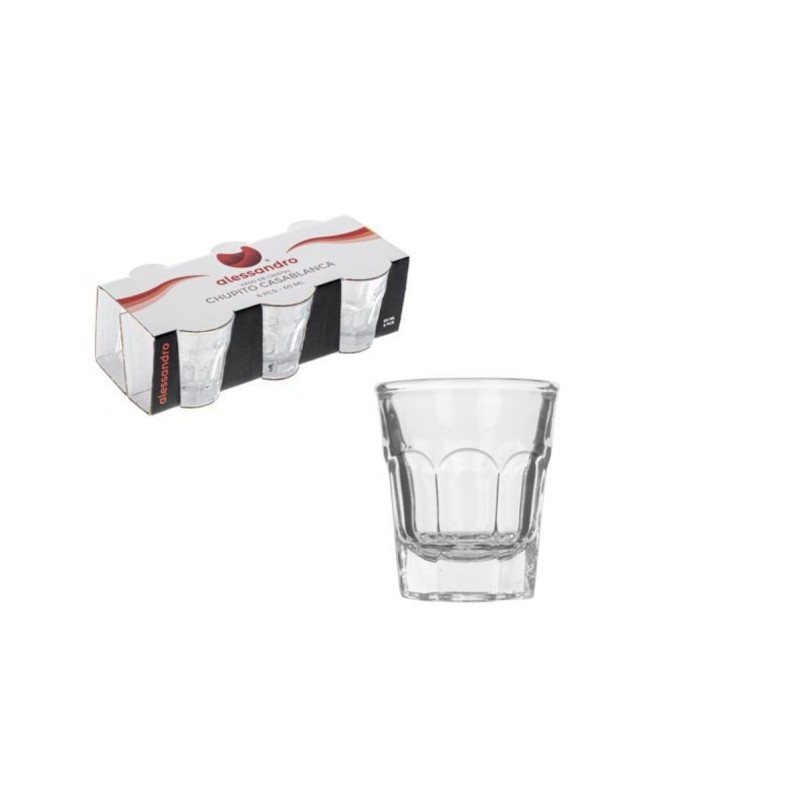 6pz. Bicchierini Casablanca 60ML art.106178