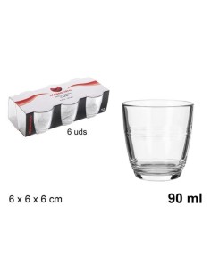 Pacchetto 6 pezzi Tazzine caffè in vetro 90ML art.107689 2