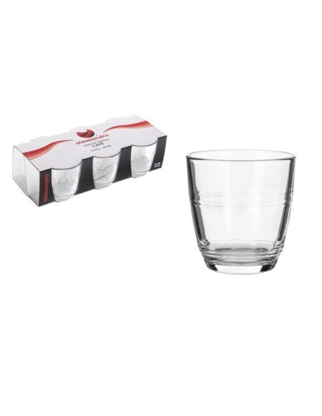 Pacchetto 6 pezzi Tazzine caffè in vetro 90ML art.107689