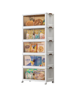 Mobile in plastica pieghevole da 5 piani 30x48cm 2