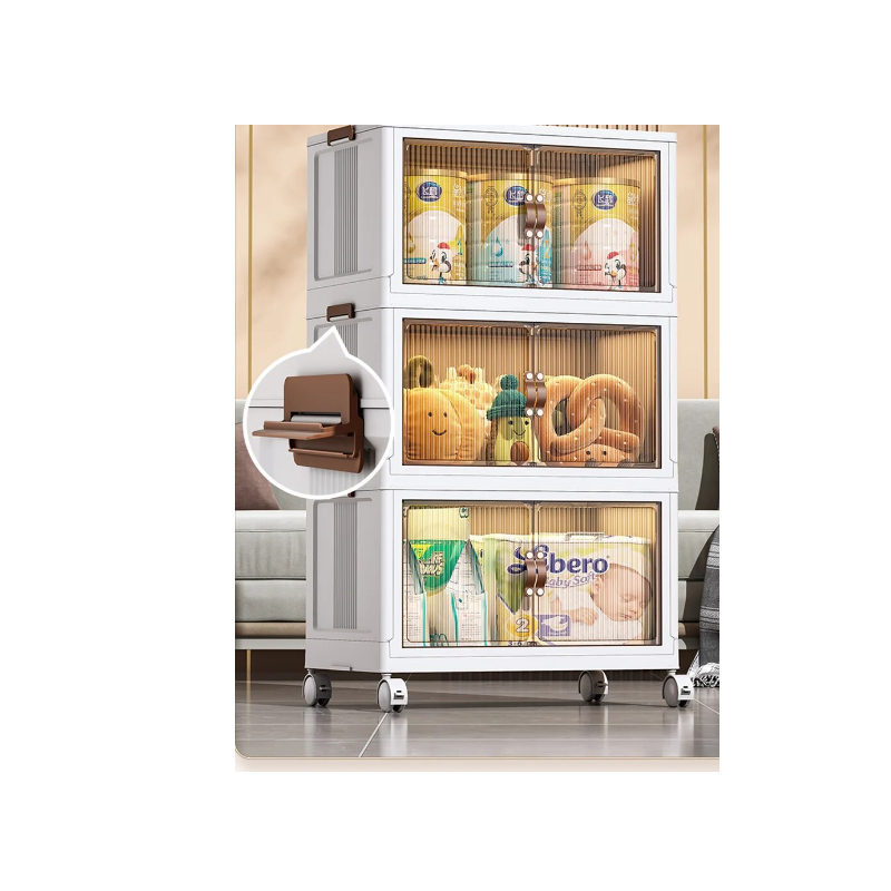 Mobile in plastica pieghevole da 5 piani 30x48cm