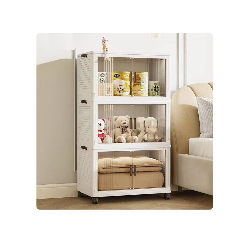 Mobile in plastica pieghevole da 5 piani 30x48cm