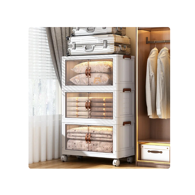 Mobile in plastica pieghevole da 5 piani 30x48cm