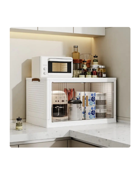 Mobile in plastica pieghevole da 5 piani 30x48cm