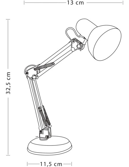 Lampada da Tavolo pieghevole E27