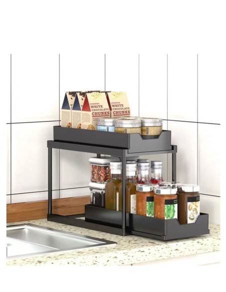 Cestelli portaoggetti multifunzionali Nero